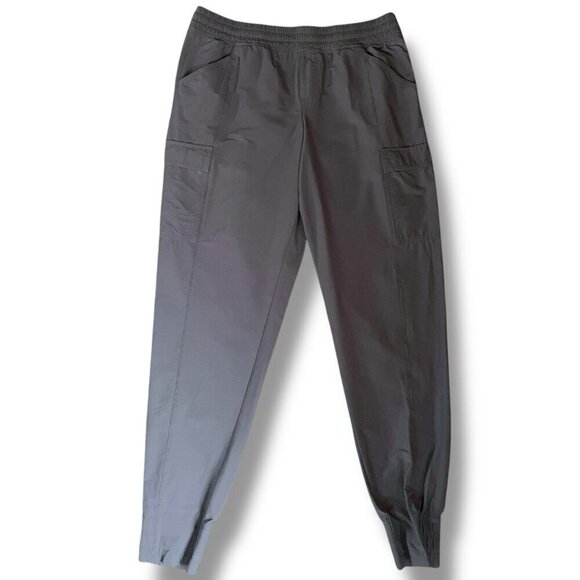 The North Face Womens Sheltay Pant Sz 10 Gray Hiking Jogger Cargo Pull On Nylon - Picture 1 of 7